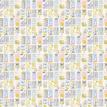 ABS50132W Snip Snip Lilac & Silver Wallpaper by Ohpopsi
