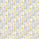 Snip Snip Lilac & Silver Abstract Wallpaper by Ohpopsi