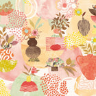 ABS50134M Abstract Fusion Cinnabar Twist Mural by Ohpopsi