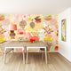 Abstract Fusion Cinnabar Twist Abstract Mural by Ohpopsi