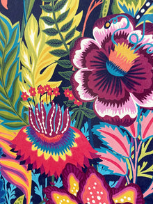 IKA50142M Bloom Indigo Mural by Ohpopsi