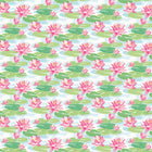 IKA50101W Waterlily Sky & Rose Wallpaper by Ohpopsi