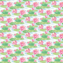 IKA50101W Waterlily Sky & Rose Wallpaper by Ohpopsi