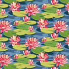 IKA50104W Waterlily Midnight Rouge Wallpaper by Ohpopsi