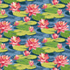 Waterlily Midnight Rouge Ichika Wallpaper by Ohpopsi