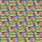 IKA50104W Waterlily Midnight Rouge Wallpaper by Ohpopsi