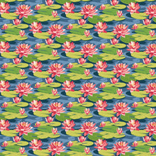 IKA50104W Waterlily Midnight Rouge Wallpaper by Ohpopsi