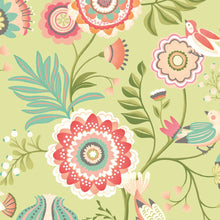IKA50108W Ichika Trail Coral & Apple Wallpaper by Ohpopsi