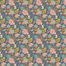 IKA50111W Ichika Trail Royal Blue & Gold Wallpaper by Ohpopsi