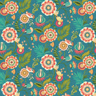 IKA50112W Ichika Trail Peacock Wallpaper by Ohpopsi