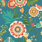 IKA50112W Ichika Trail Peacock Wallpaper by Ohpopsi