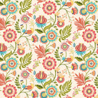 IKA50113W Ichika Trail Coral & Linen Wallpaper by Ohpopsi