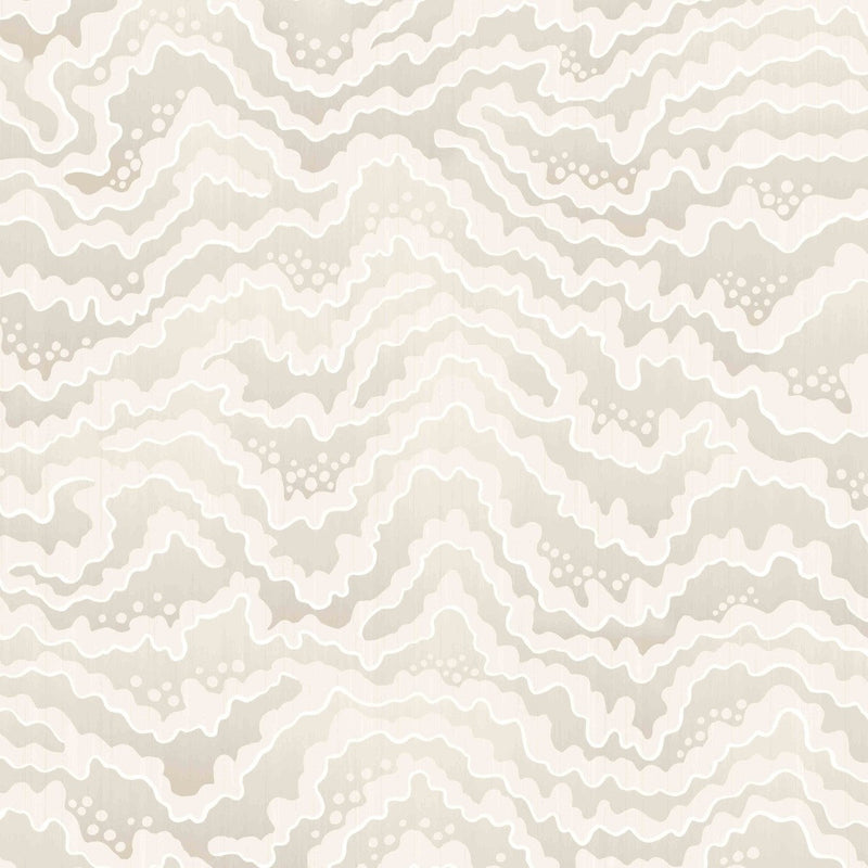 IKA50114W Contour Oyster Wallpaper by Ohpopsi