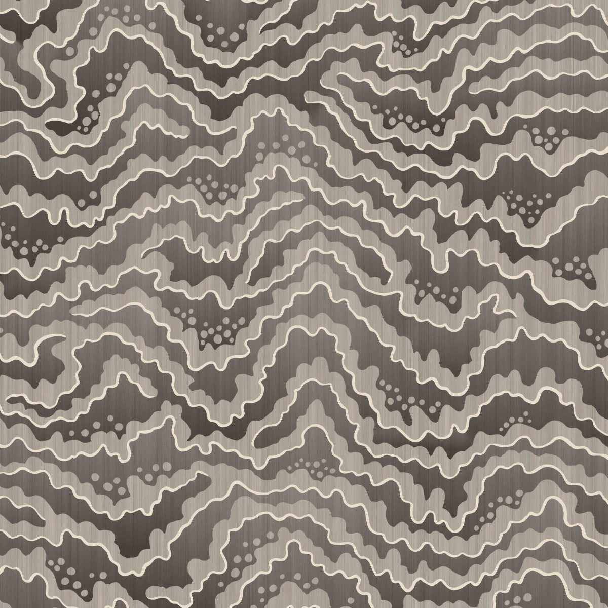 IKA50115W Contour Charcoal Wallpaper by Ohpopsi