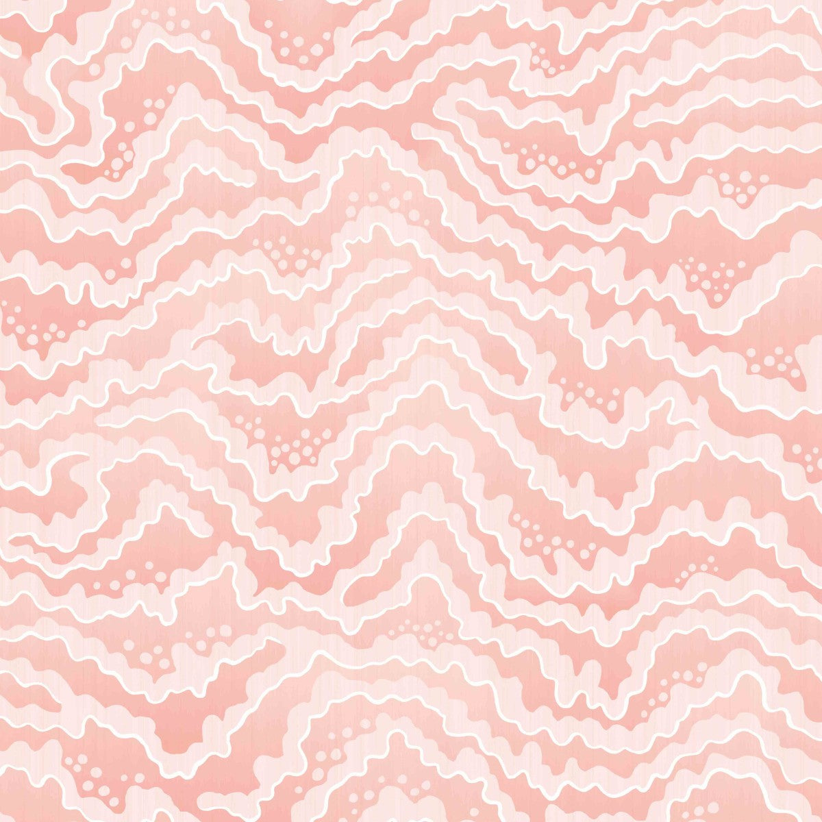 IKA50117W Contour Blush Wallpaper by Ohpopsi