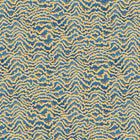 IKA50120W Contour Denim & Ochre Wallpaper by Ohpopsi