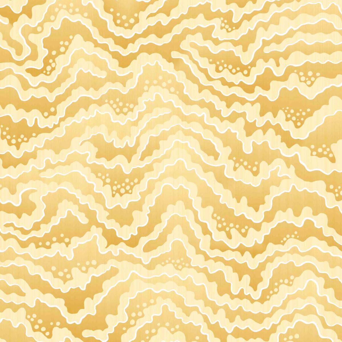 IKA50121W Contour Mustard Wallpaper by Ohpopsi