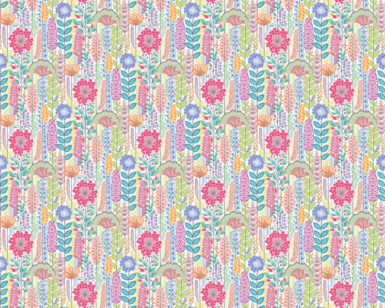 IKA50130W Seedheads Garden Riot Wallpaper by Ohpopsi