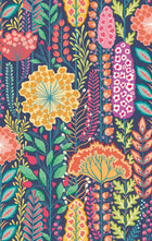 IKA50131W Seedheads Prussian Wallpaper by Ohpopsi