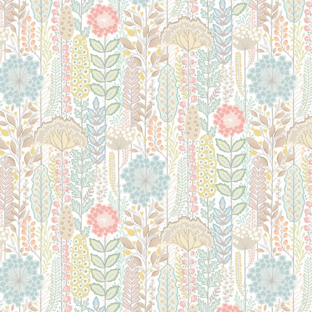 IKA50133W Seedheads Pastel Haze Wallpaper by Ohpopsi
