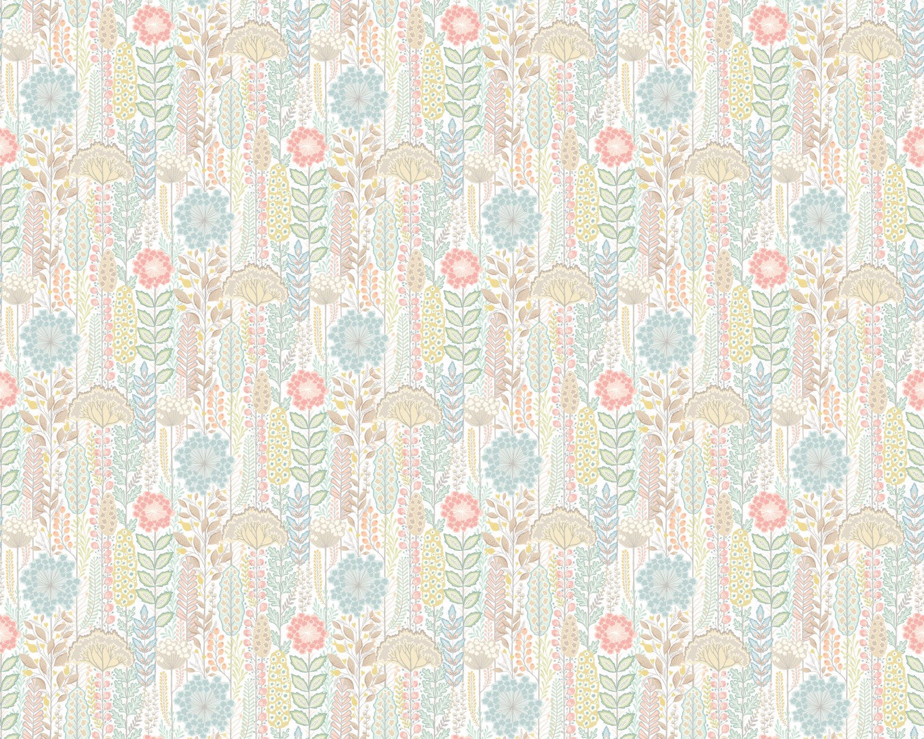 IKA50133W Seedheads Pastel Haze Wallpaper by Ohpopsi