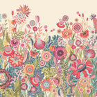 IKA50139M Bloom Rhubarb & Cream Mural by Ohpopsi