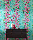 IKA50123W Sakura Peony & Jade Wallpaper by Ohpopsi