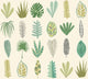 Leaf Boogie Forest Glasshouse Wallpaper by Ohpopsi