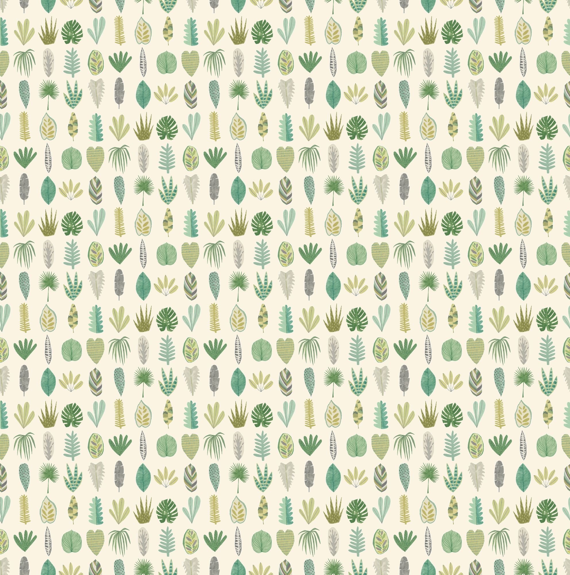 GHS50105W Leaf Boogie Forest Wallpaper by Ohpopsi