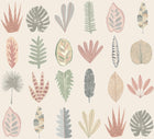 GHS50106W Leaf Boogie Linen Wallpaper by Ohpopsi