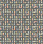 GHS50107W Leaf Boogie Charcoal Mix Wallpaper by Ohpopsi