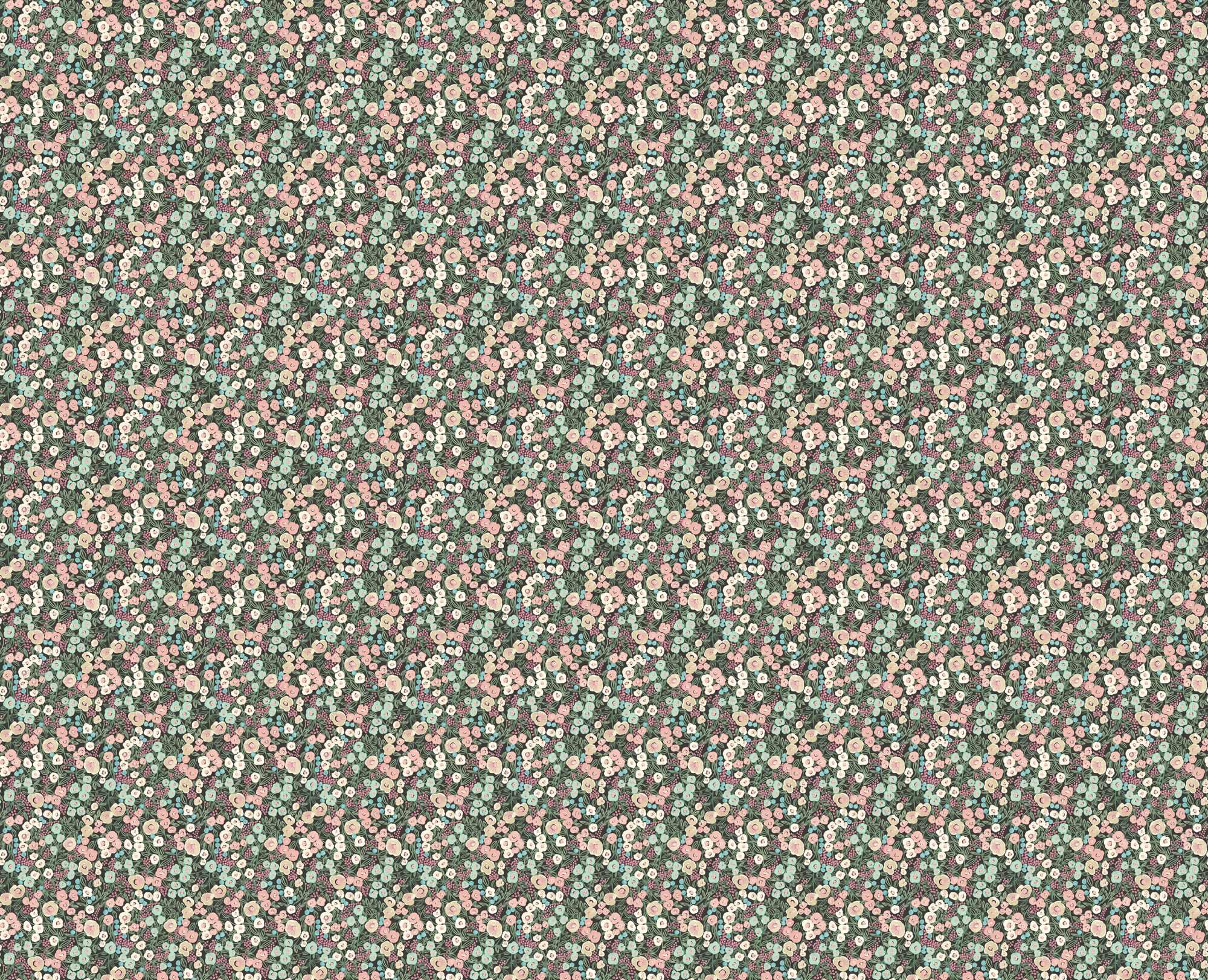 GHS50110W Flora Ditsy Midnight Wallpaper by Ohpopsi