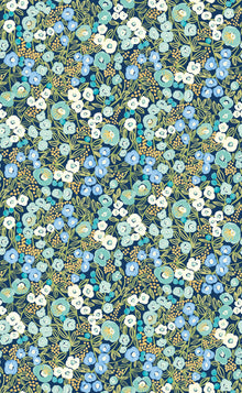 GHS50111W Flora Ditsy Cerulean Wallpaper by Ohpopsi