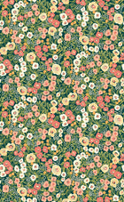 GHS50114W Flora Ditsy Juniper & Ginger Wallpaper by Ohpopsi