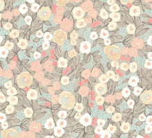 GHS50116W Flora Ditsy Peach & Dove Wallpaper by Ohpopsi
