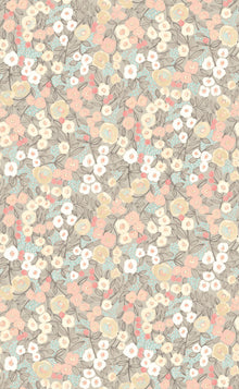 GHS50116W Flora Ditsy Peach & Dove Wallpaper by Ohpopsi