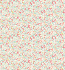 GHS50118W Flora Coral & Sky Wallpaper by Ohpopsi