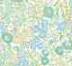 Flora Teal Glasshouse Wallpaper by Ohpopsi
