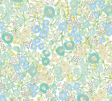 GHS50119W Flora Teal Wallpaper by Ohpopsi