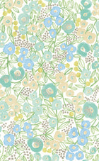 GHS50119W Flora Teal Wallpaper by Ohpopsi