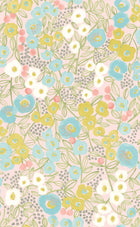 GHS50120W Flora Blush & Lime Wallpaper by Ohpopsi