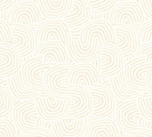 GHS50122W Venation Mini Natural Linen Wallpaper by Ohpopsi