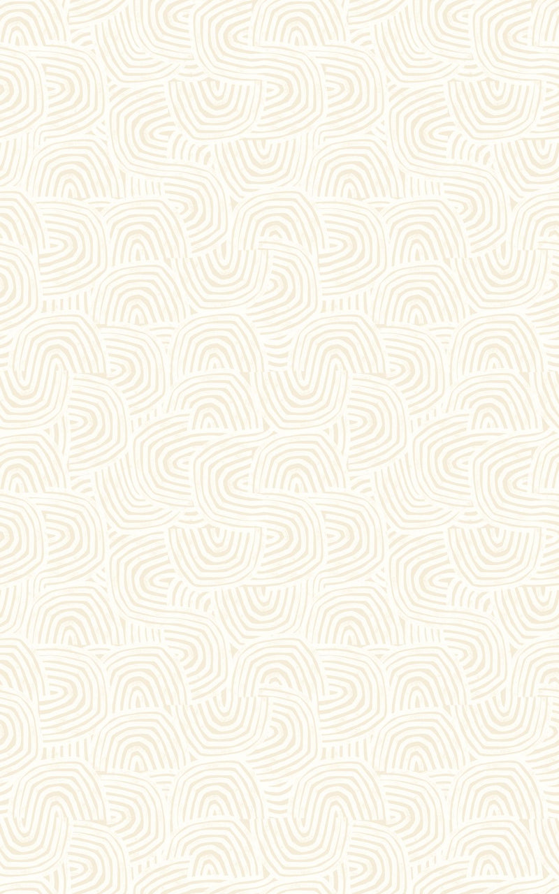 GHS50122W Venation Mini Natural Linen Wallpaper by Ohpopsi