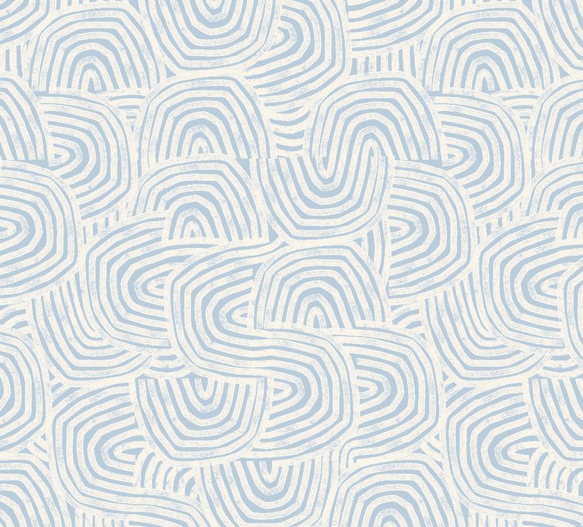 GHS50124W Venation Mini Denim Wallpaper by Ohpopsi