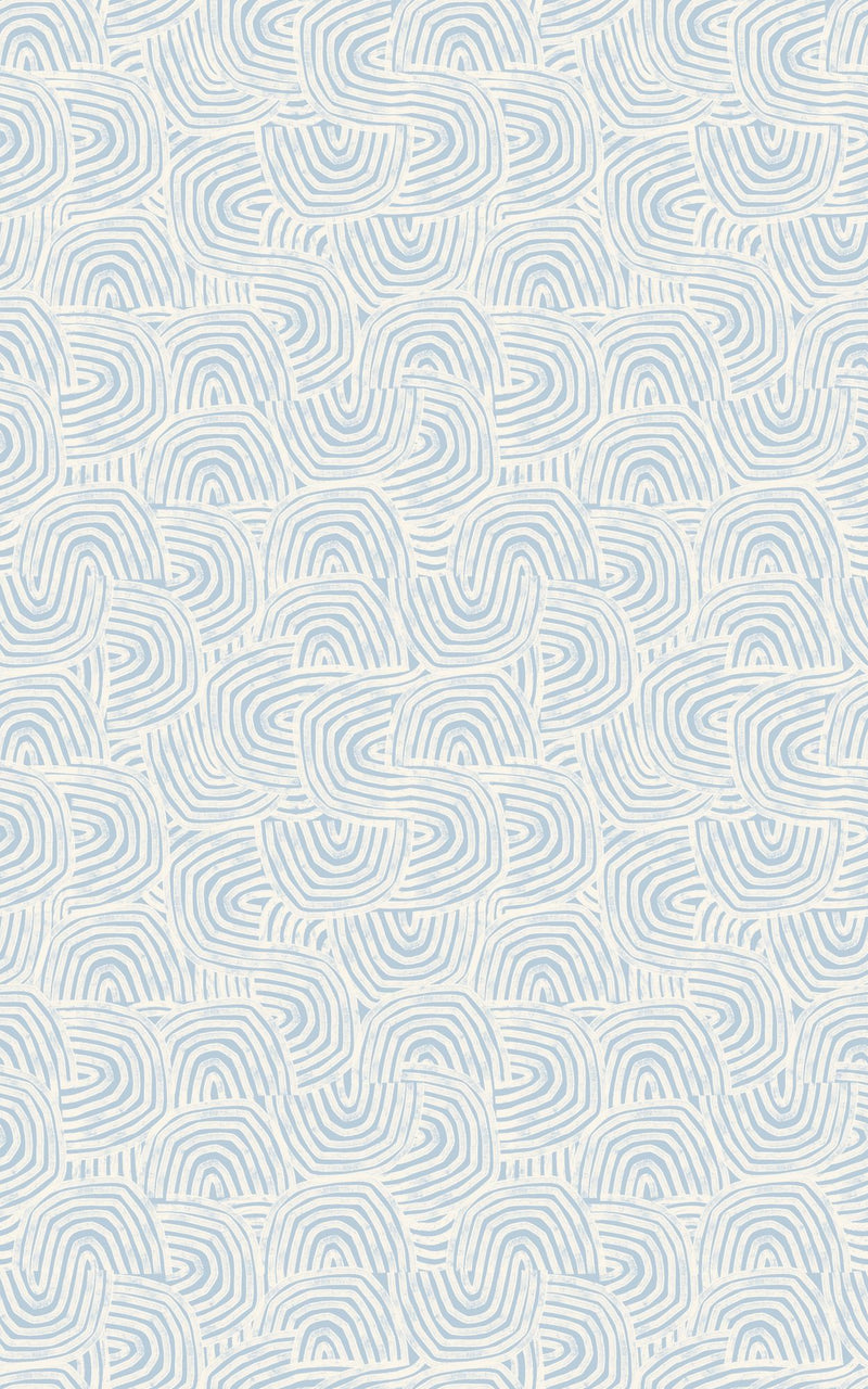 GHS50124W Venation Mini Denim Wallpaper by Ohpopsi