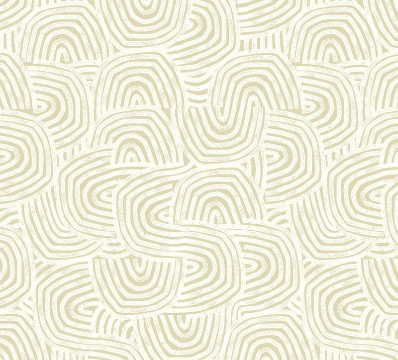 GHS50126W Venation Mini Sage Wallpaper by Ohpopsi
