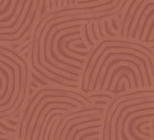 GHS50129W Venation Rust Wallpaper by Ohpopsi