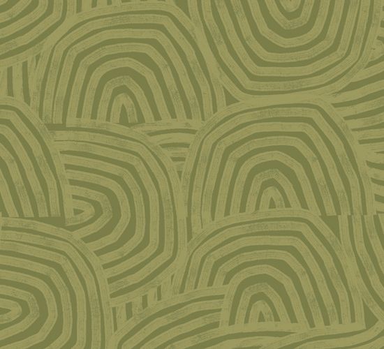GHS50130W Venation Olive Wallpaper by Ohpopsi