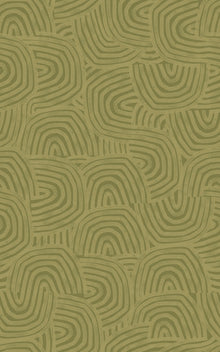 GHS50130W Venation Olive Wallpaper by Ohpopsi