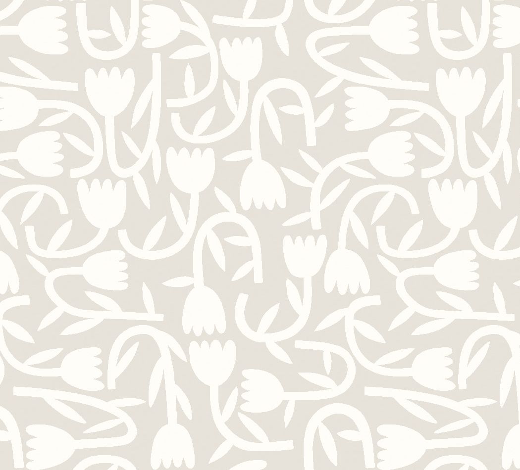 GHS50131W Tiny Tulip Stone Wallpaper by Ohpopsi